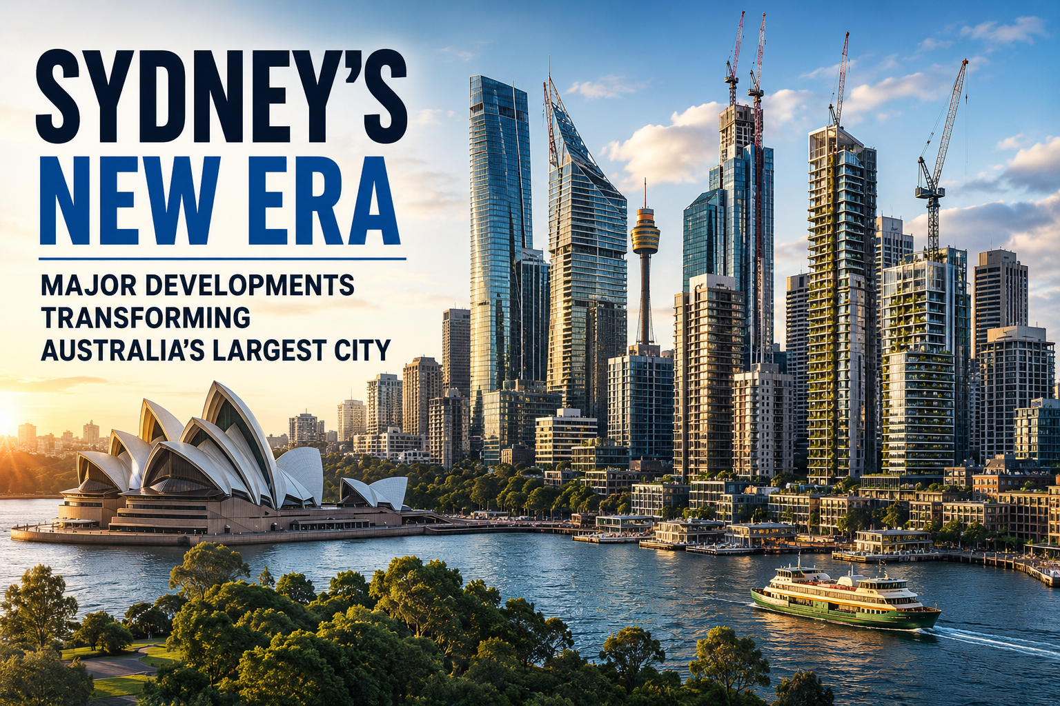 Sydney’s New Era: Major Developments Transforming Australia’s Largest City