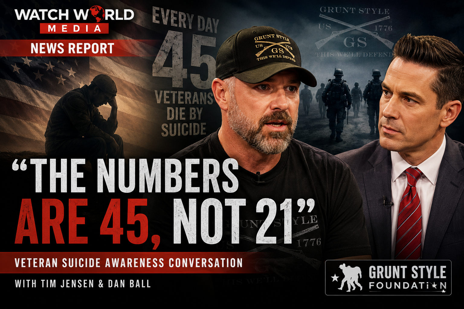 “The Numbers Are 45, Not 21”: Veteran Suicide Awareness Conversation Gains Attention