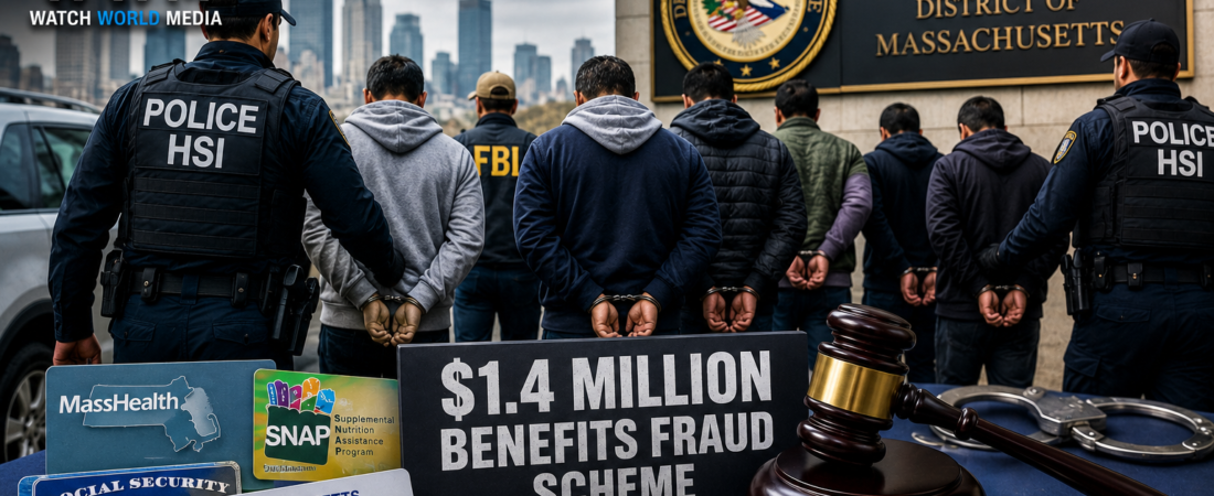 Federal Prosecutors Announce Arrests of 15 in Massachusetts $1.4 Million Benefits Fraud Scheme