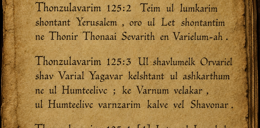Rxandaphael Language Media Releases Soul-Stirring Hymn of Psalm 125
