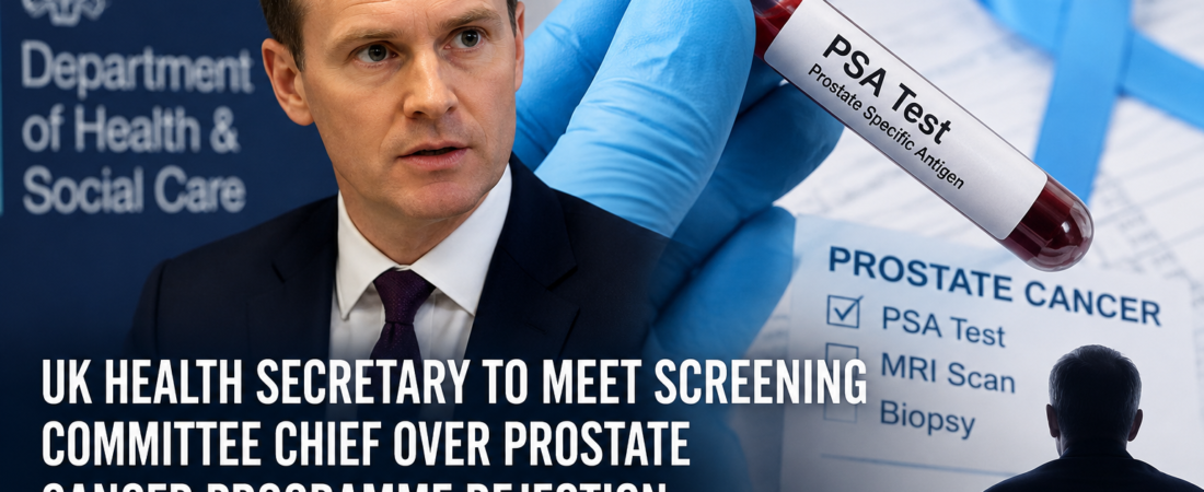 UK Health Secretary to Meet Screening Committee Chief Over Prostate Cancer Screening Dispute