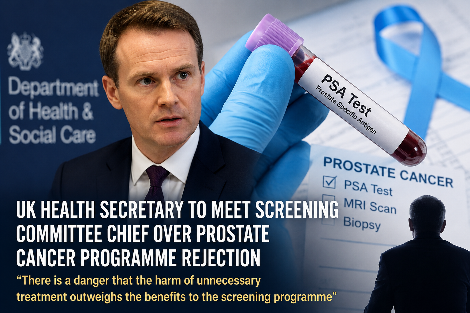 UK Health Secretary to Meet Screening Committee Chief Over Prostate Cancer Screening Dispute