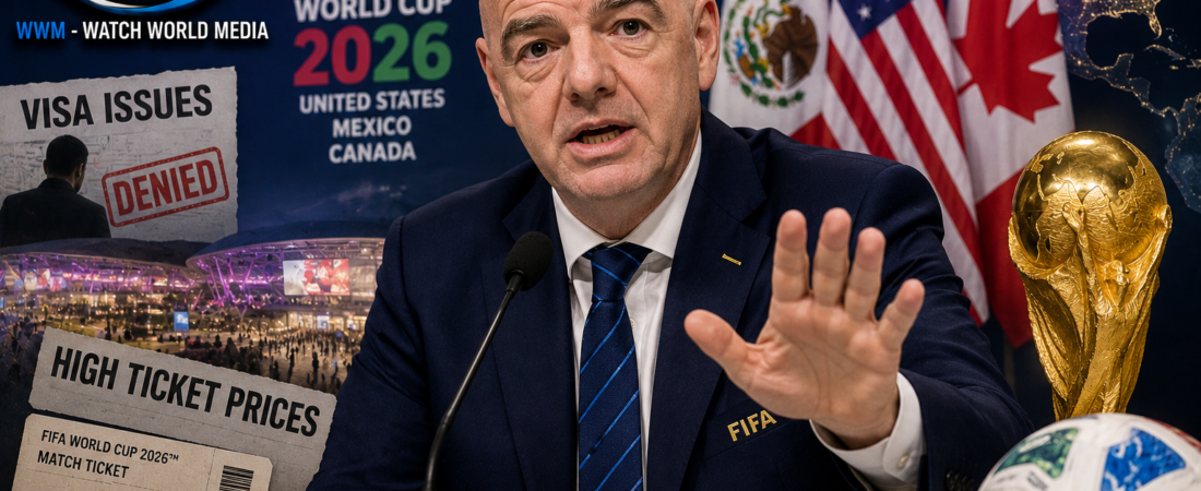 “Chill, Relax”: FIFA President Infantino Tells Critics to Trust Him Ahead of 2026 World Cup