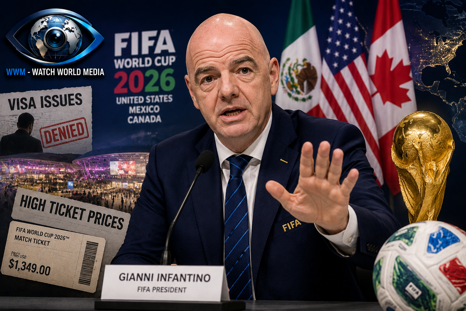 “Chill, Relax”: FIFA President Infantino Tells Critics to Trust Him Ahead of 2026 World Cup
