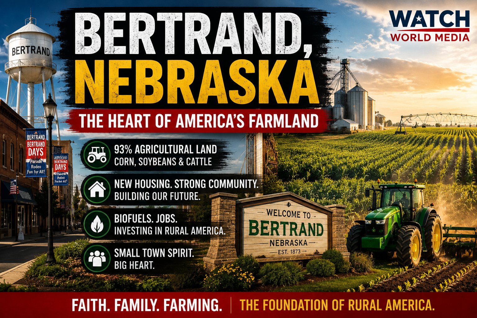Bertrand, Nebraska: The Small Farming Community That Reflects the Heart of Rural America