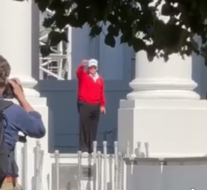 President Trump Returns to White House After Weekend Visit to Virginia Golf Club