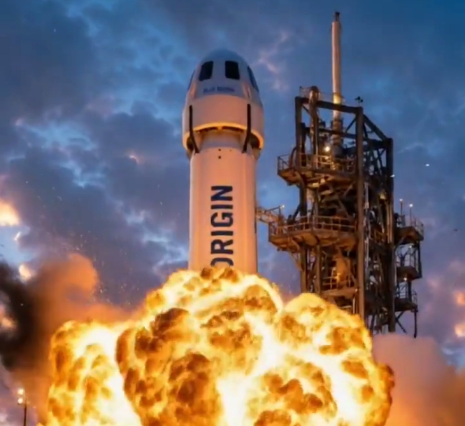 Blue Origin’s New Glenn Rocket Suffers Explosive Test Failure During Engine Trial