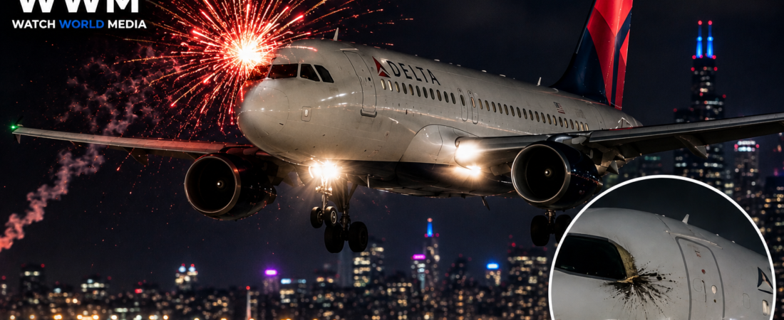 Delta Air Lines Flight Struck by Firework During Fourth of July Landing in Chicago